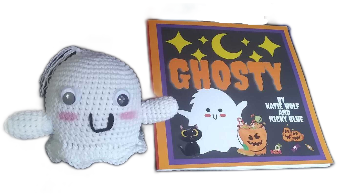 Ghost book and stuffy